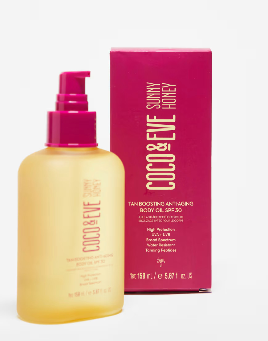 Coco & Eve Tan Boosting Anti-aging Body Oil SPF30 150nl-No colour | ASOS (Global)