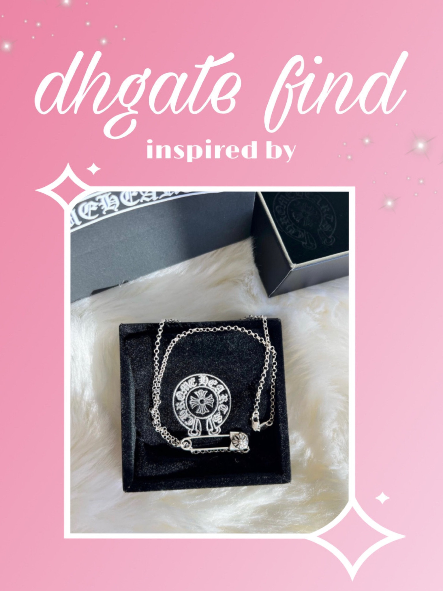 chrome hearts sterling silver safety pin pendant necklace ☆

#LTKfindsunder50 #LTKbeauty #LTKstyletip