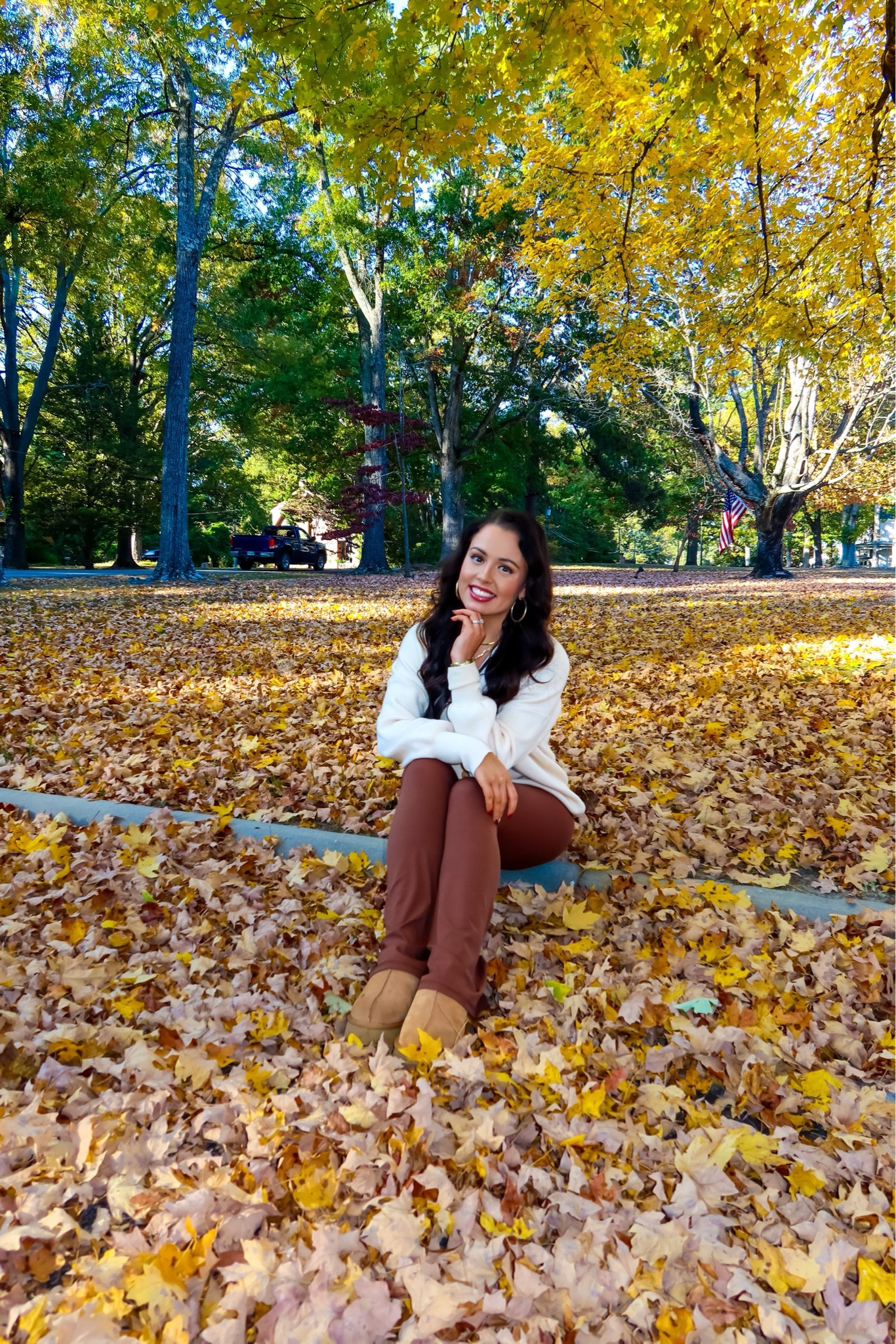 Under $25 Amazon button front cardigan sweater (small, 5+ colors), under $15 Amazon cross waist flare leggings (small, 5+ colors), under $50 platform slippers (tts) #founditonamazon a cozy fall outfit! Or thanksgiving look 



#LTKCyberWeek #LTKSaleAlert #LTKFindsUnder50