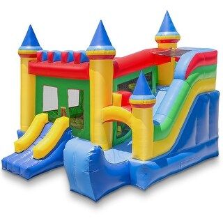 Commercial Castle Bounce House and Slide with Blower by Cloud 9 | Bed Bath & Beyond