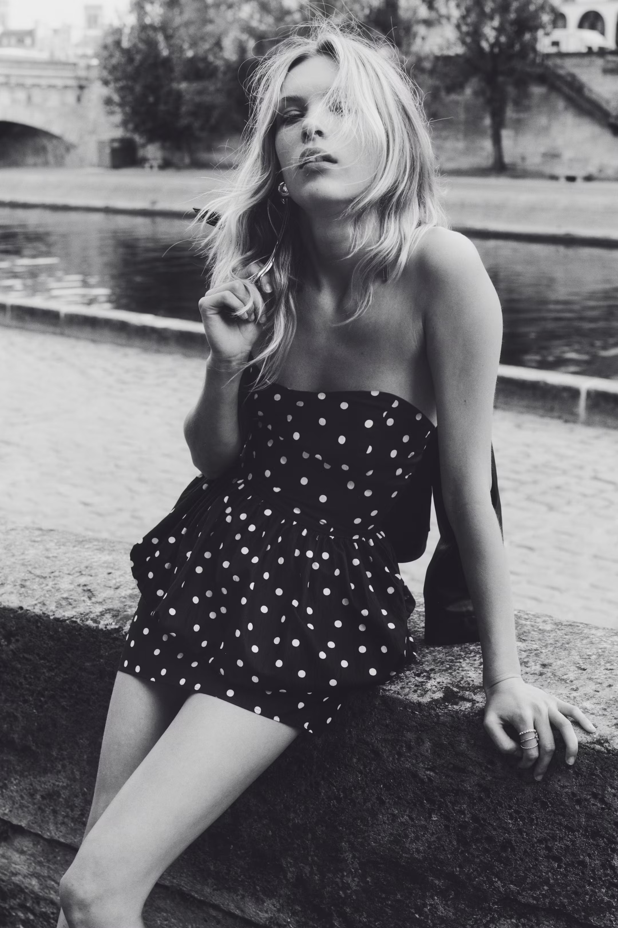 Peplum Bandeau Dress | H&M (US + CA)