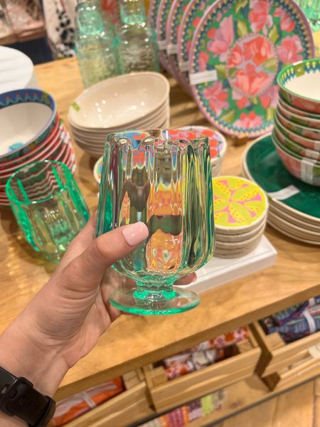 Anthropologie finds. Acrylic wine glasses. Summer wine glasses. Bar cart wine glasses. 

#LTKParties #LTKFindsUnder100 #LTKHome
