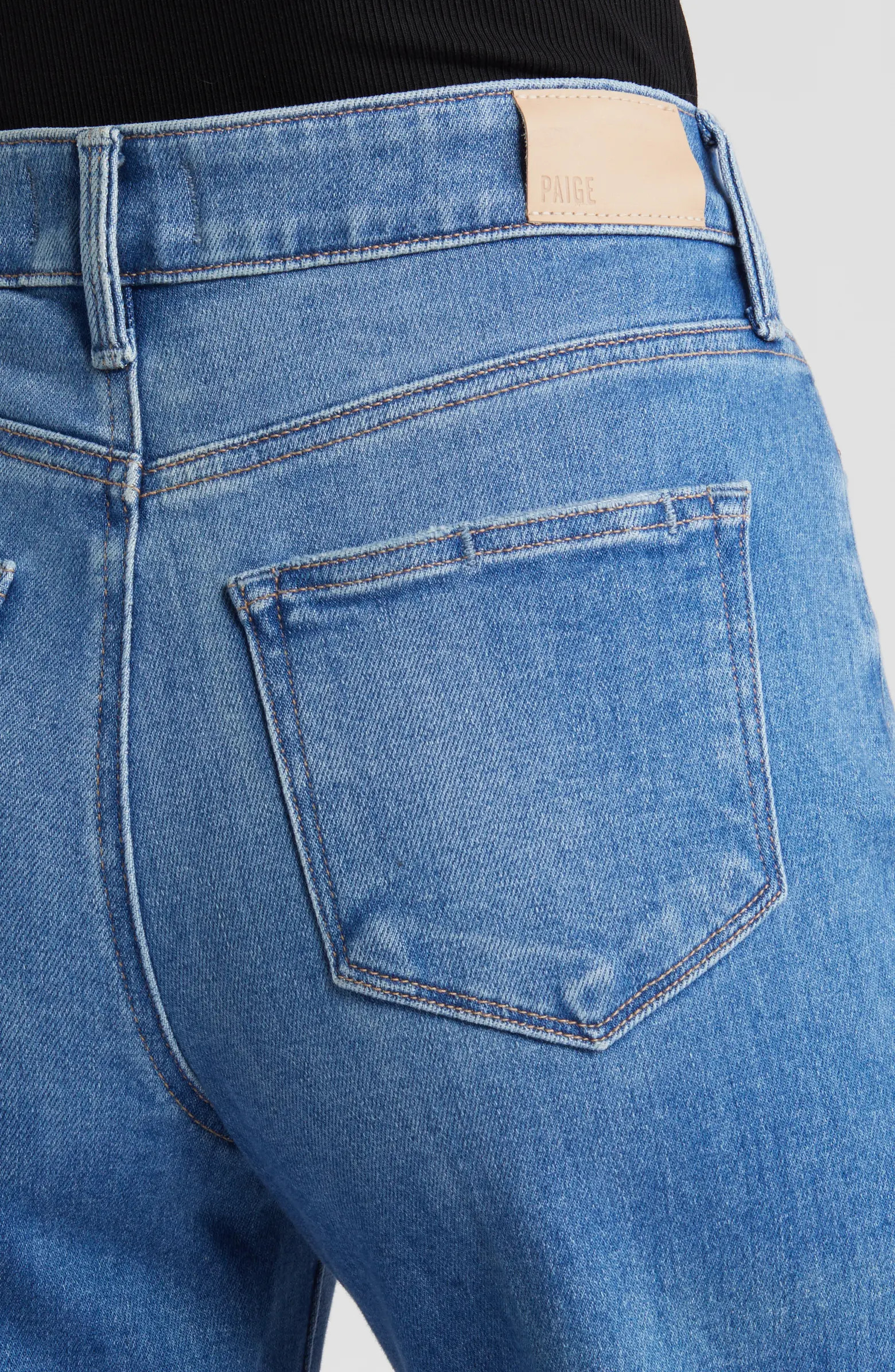 Anessa High Waist Raw Hem Wide Leg Jeans | Nordstrom