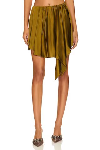 NBD Seema Skirt in Olive Green from Revolve.com | Revolve Clothing (Global)