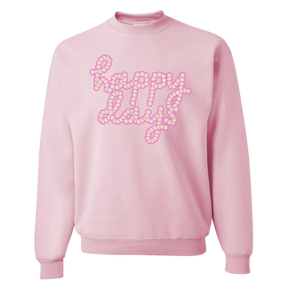 'Happy Days' Crewneck Sweatshirt | United Monograms