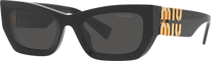 Miu Miu 53mm Rectangular Sunglasses | Nordstrom | Nordstrom