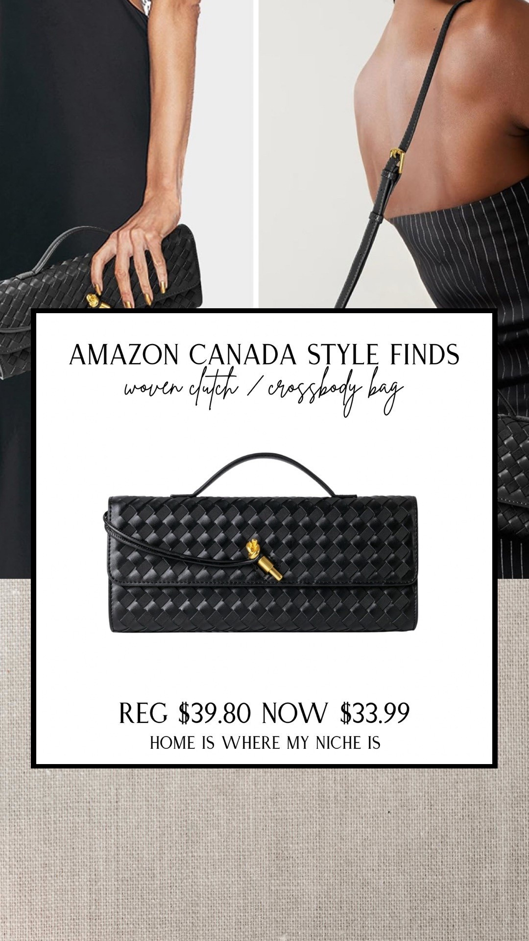 S T Y L E / woven clutch / crossbody bag

Amazon Canada 

#LTKsale #LTKbag #LTKcanada