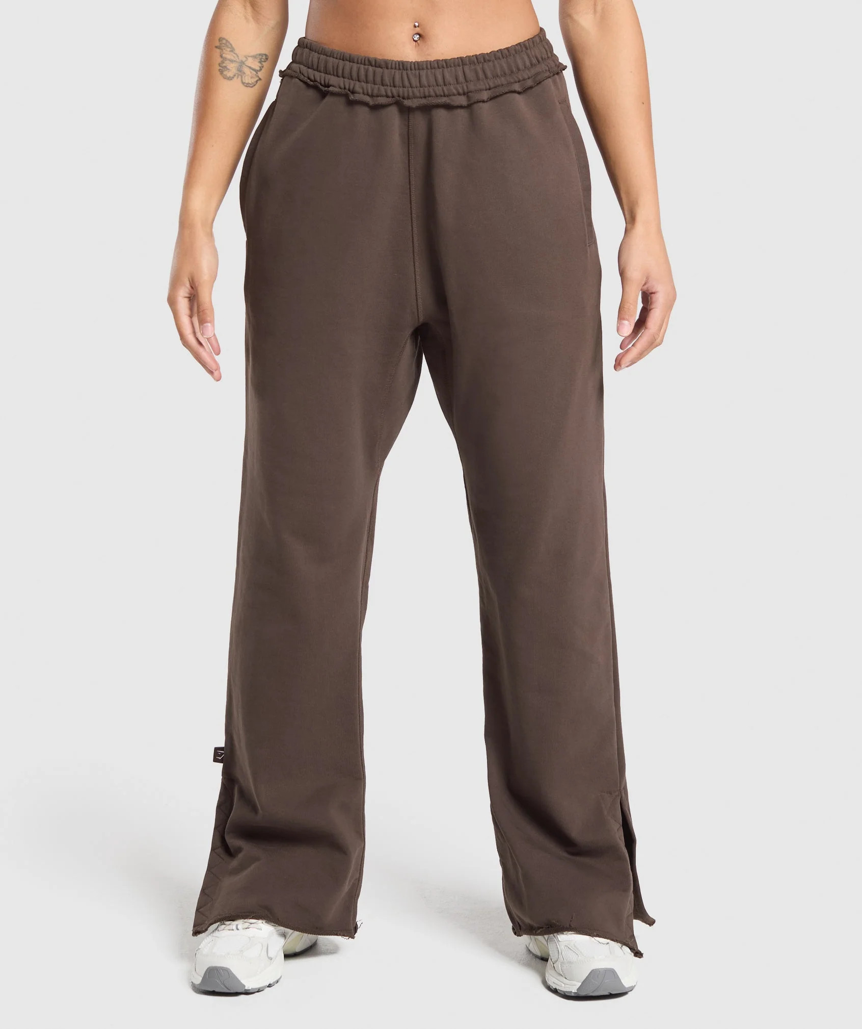 Gymshark Superset Oversized Joggers - Deep Brown | Gymshark US