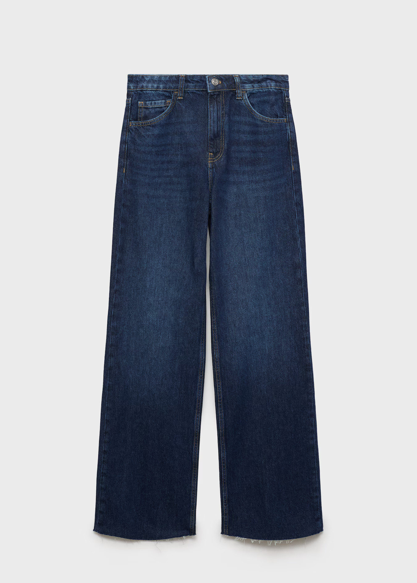 Danila wideleg high-rise jeans - Women | MANGO USA | Mango (US/MX/AU)