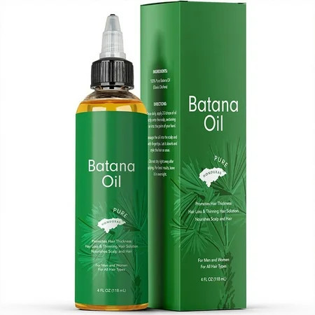 Batana Oil For Hair Growth: Sebi Organic Batana Oil From Pure & Natural For Thicker & Stronger Hair 4 FL OZ（118ml） | Walmart (US)