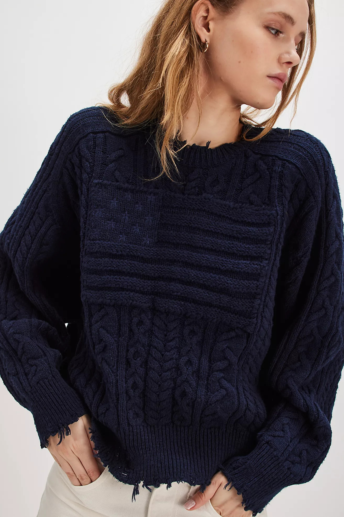 Denimist Shadow Flag Sweater | Free People (Global - UK&FR Excluded)