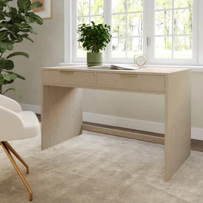 Martha Stewart Kayden Home Office Modular Desk With 2 Drawers | Wayfair North America
