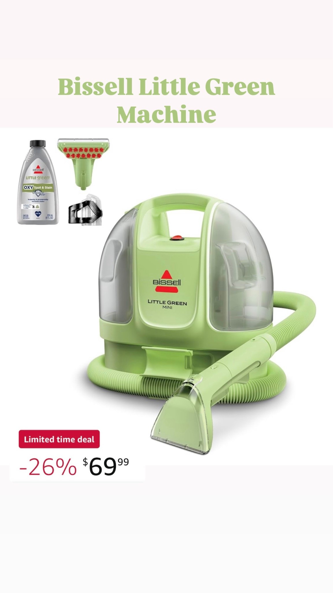 This Bissell Little Green Mini is a game changer for spills, pet messes, camper rugs, and even car seats 👏🏼 I’ve been using it nonstop lately and it’s currently on SALE for under $70!
#ltkhome #cleaningtips #ltkfinds #bisselllittlegreen #camperlife #neutralhome #momlife


#LTKHome #LTKSaleAlert #LTKFamily