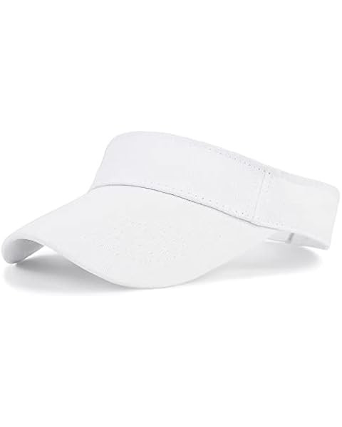Beorchid Colorful Sport Cap Outdoor Sun Protection Adjustable Velcro Visor for Men Women, #2 Whit... | Amazon (US)