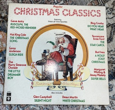 POPULAR CHRISTMAS CLASSICS (VINYL LP)  1977!!  RARE!!  GENE AUTRY + DEAN MARTIN | eBay | eBay US
