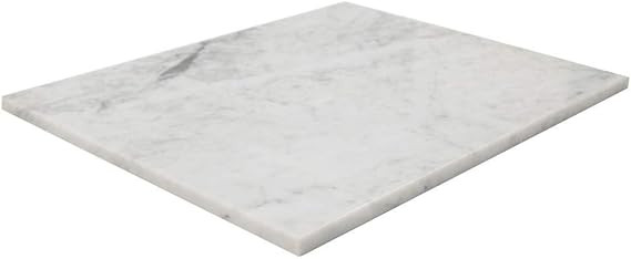 Soulscrafts Natural Bianco Carrara Marble Cheese Pastry Board and Cutting Board 16x12x0.5 Inch | Amazon (US)