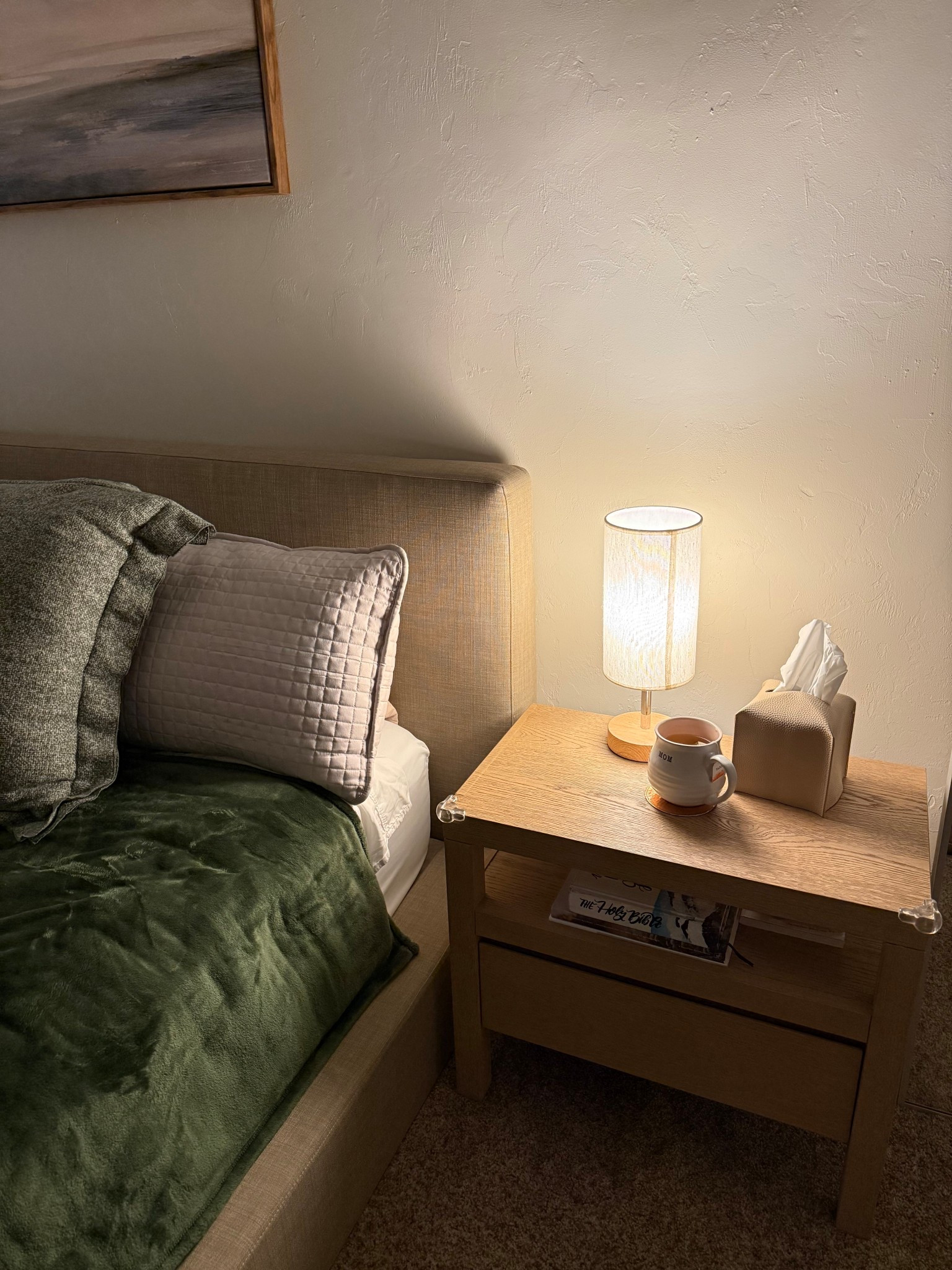 Our favorite nightstands!
Displays what you want to display. 
Hides what you want to hide in drawers. 
Has a section for your books and white noise machine. 

#LTKHome #LTKmorningroutine #LTKselfcare