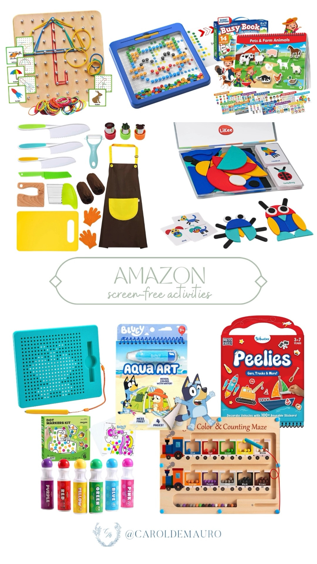 Turn your kid's nursery room into a Montessori-inspired play zone with these Amazon finds that keep the kids busy while you finally catch a breath! 

screen free activities, spring break, kids toy, toddler, play based learning, mom hacks, life with toddlers, playroom inspo, educational toys 

#LTKSeasonal #LTKHome #LTKKids