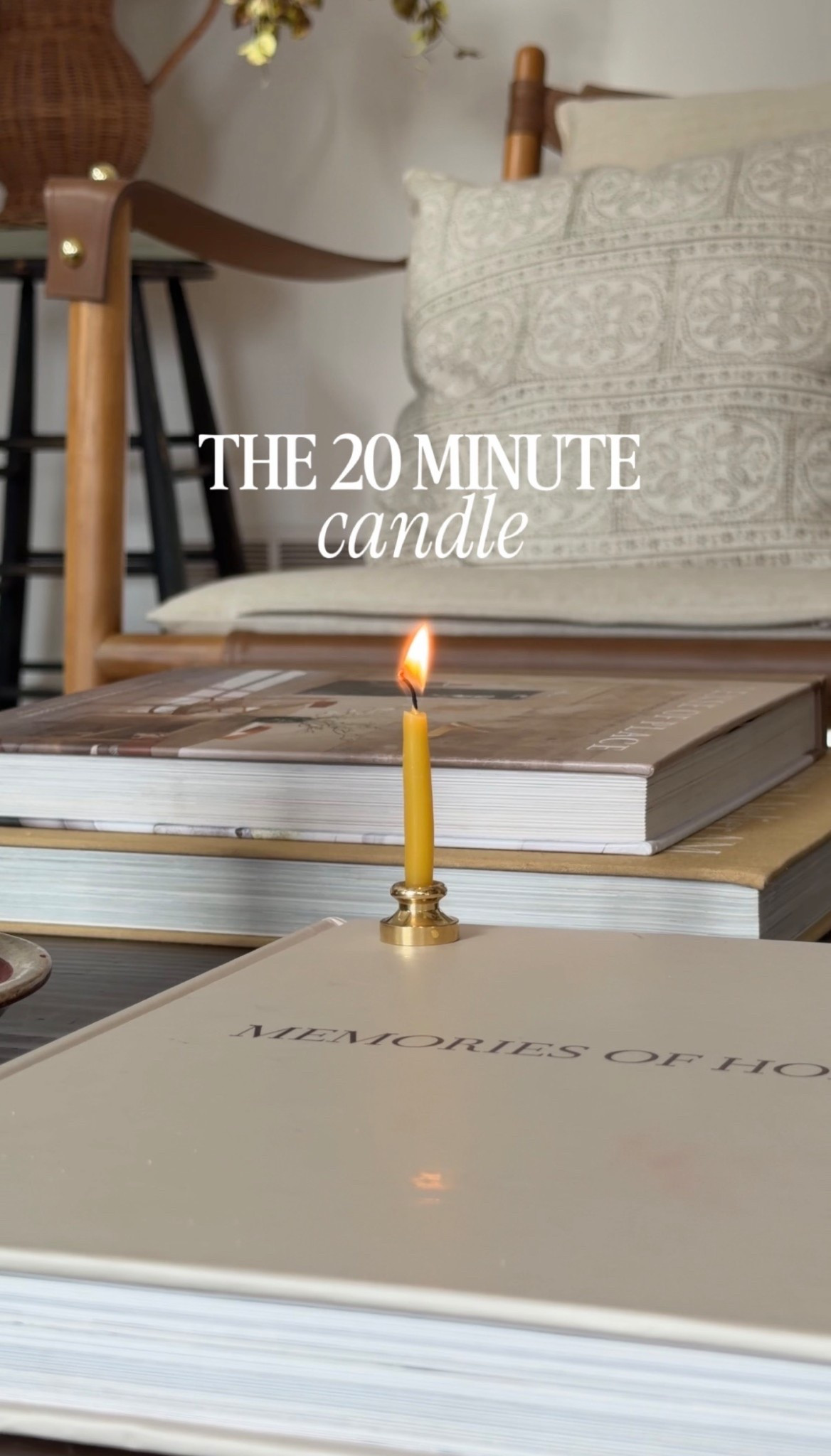 These 20-minute beeswax candles have become such a sweet part of our mornings.

They burn for exactly 20 minutes — which makes it so easy to build a simple, intentional rhythm into your day.