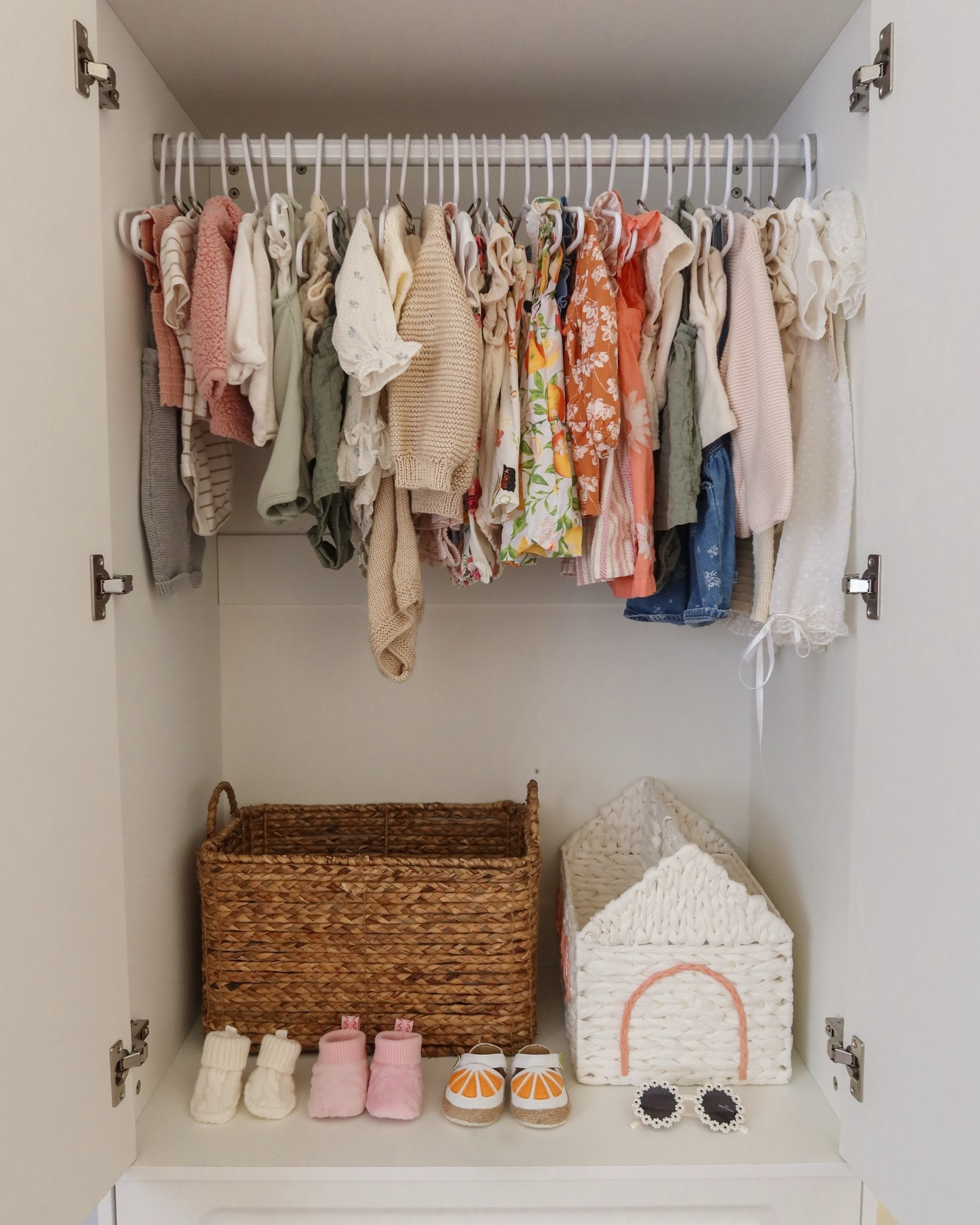 Baby nursery | white armoire, wardrobe, closet, baby clothing 

#LTKHome #LTKBaby