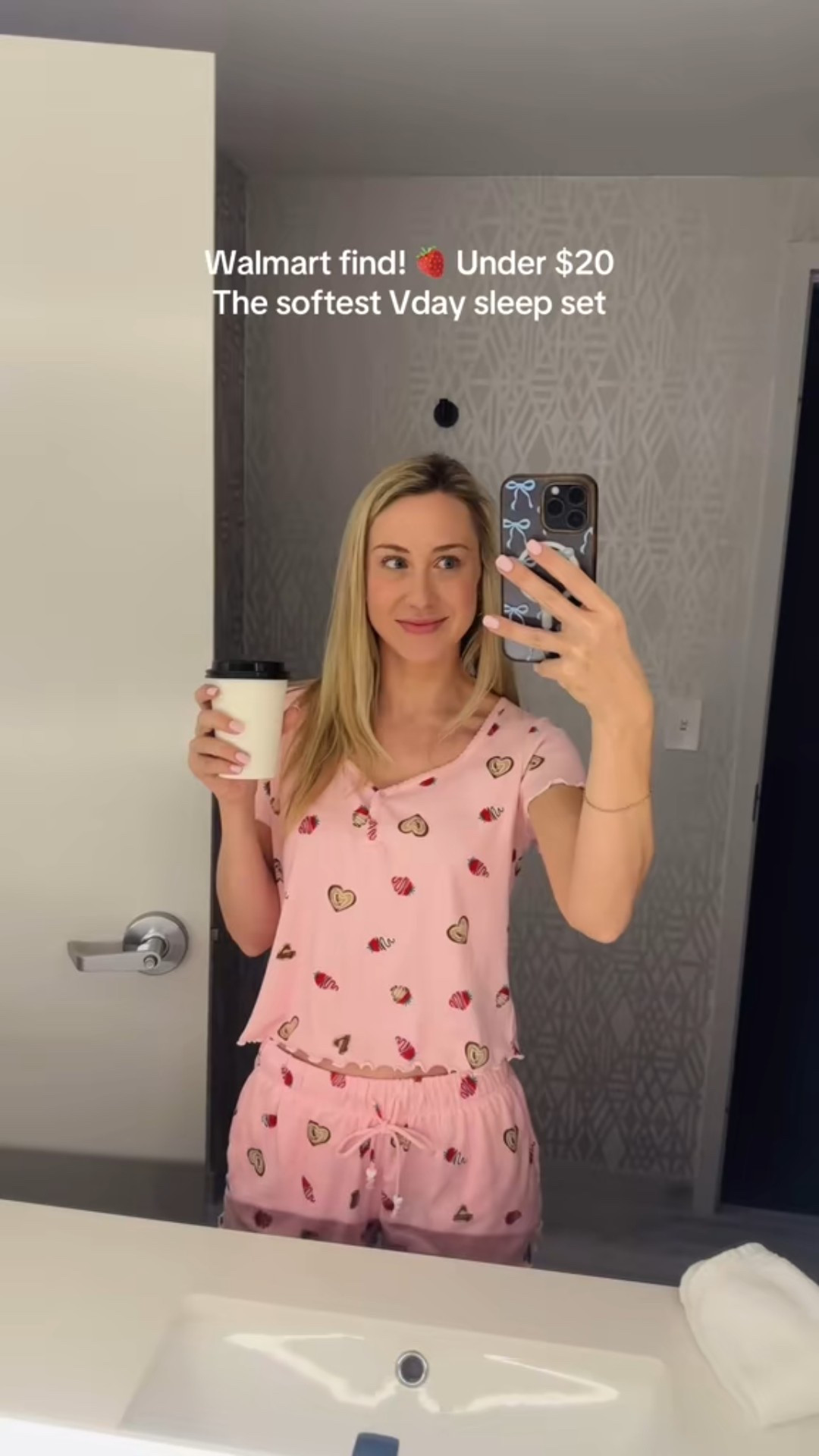 This soft set is only $16.98! The material feels like butter and the little heart beads on the bottom are adorbs! Great gift alone or to pair with dessert, book, or beauty items for your gal! 💕  3 other patterns to pick from too! #valentinesday #valentinespajamas

#LTKValentine #LTKSeasonal #LTKmorningroutine