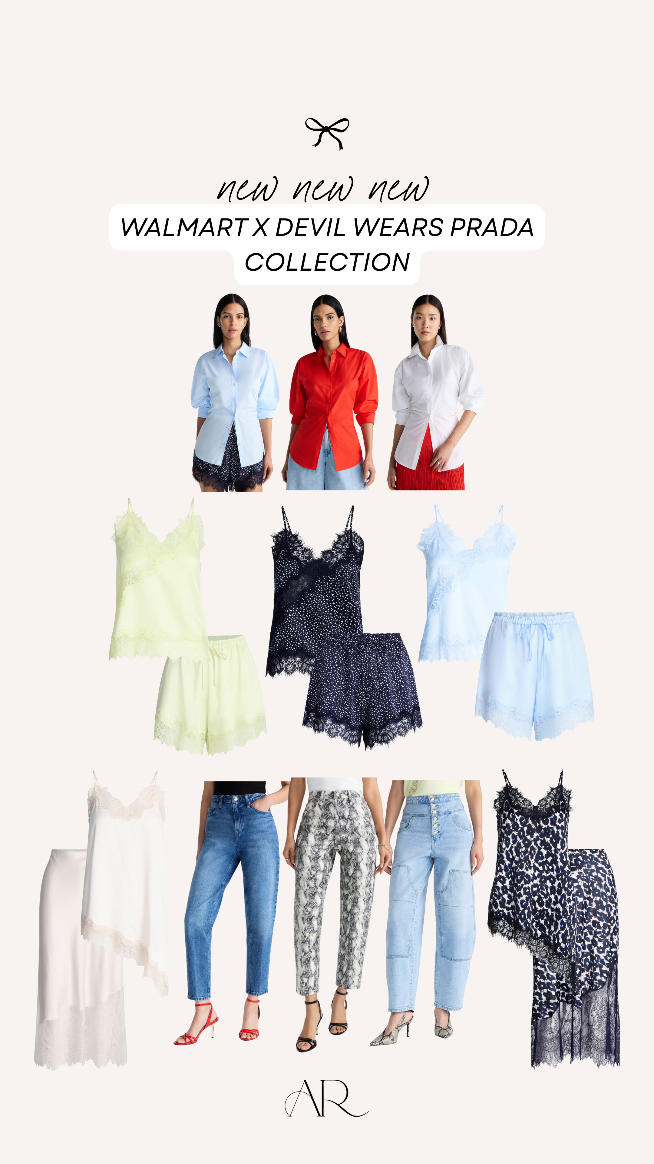The new Walmart x Devil Wears Prada collection is SO good! The lace shorts and cami tops? 10/10!

Walmart, affordable fashion, affordable outfits, mom outfits, walmart fashion 

 #LTKootd #LTKmomlife
