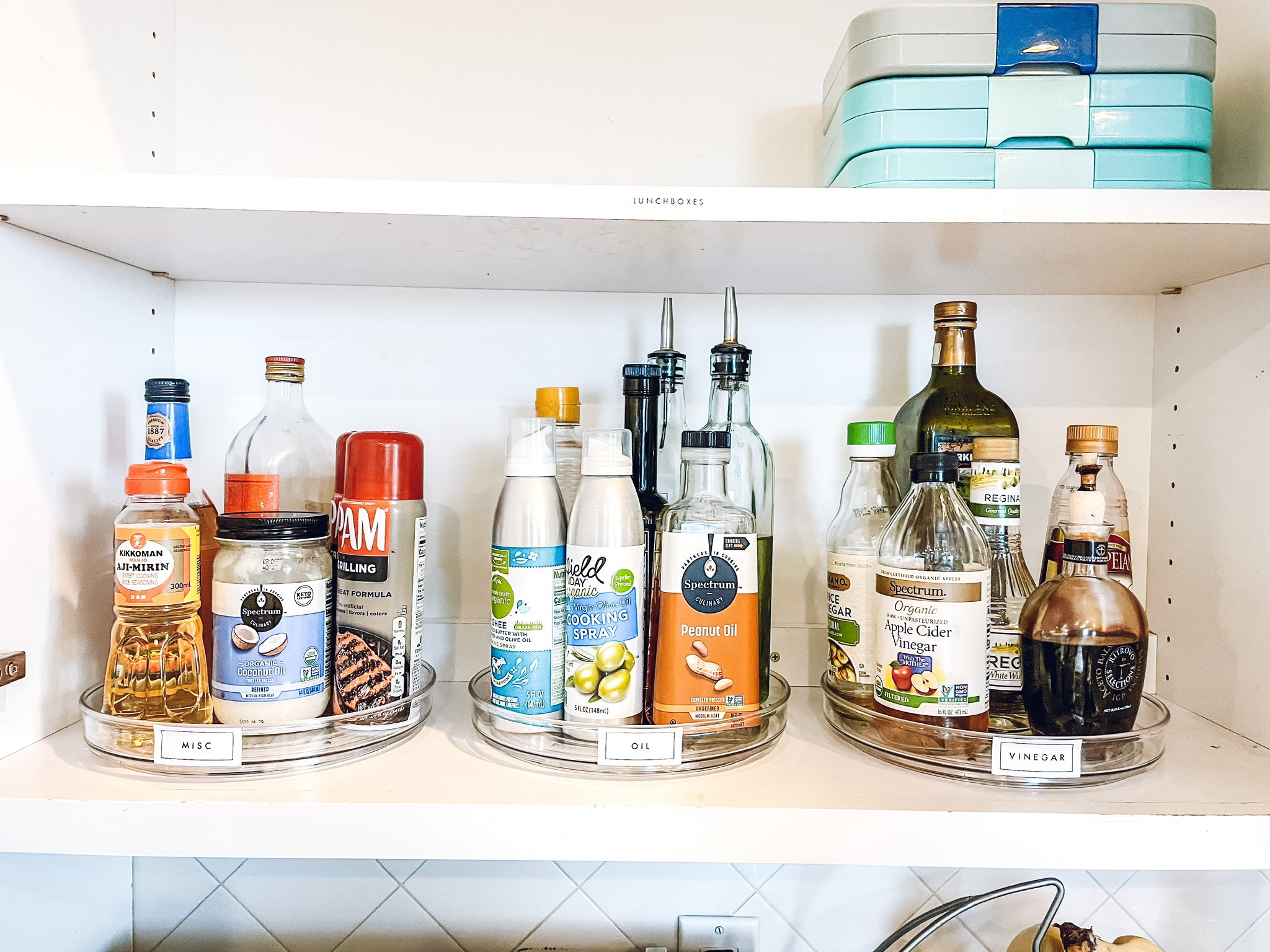 Kitchen organization✨ Amazon Showvigor Olive Oil Dispenser. The Home Edit Divided Turntable. The Home Edit By IDesign 9” Lazy Susan.

#LTKkids #LTKhome #LTKfamily