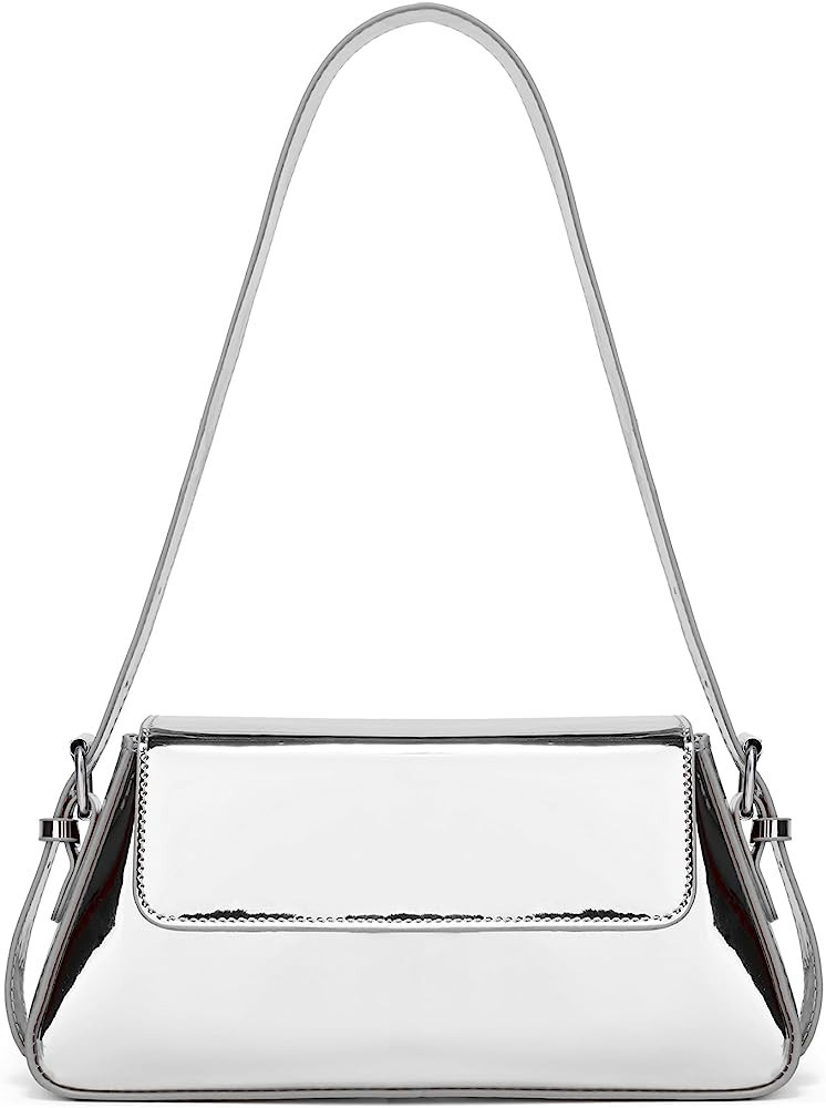 Evening Bag Women Y2k Silver Purse Hobo Bag Tote Handbag Satchel Bag Cute Party Bag Clutch Purses... | Amazon (US)