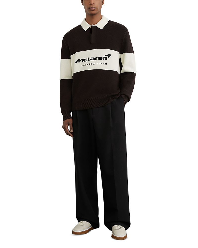 Reiss McLaren Unisex Embroidered Logo Rugby Polo Shirt | Bloomingdale's (US)
