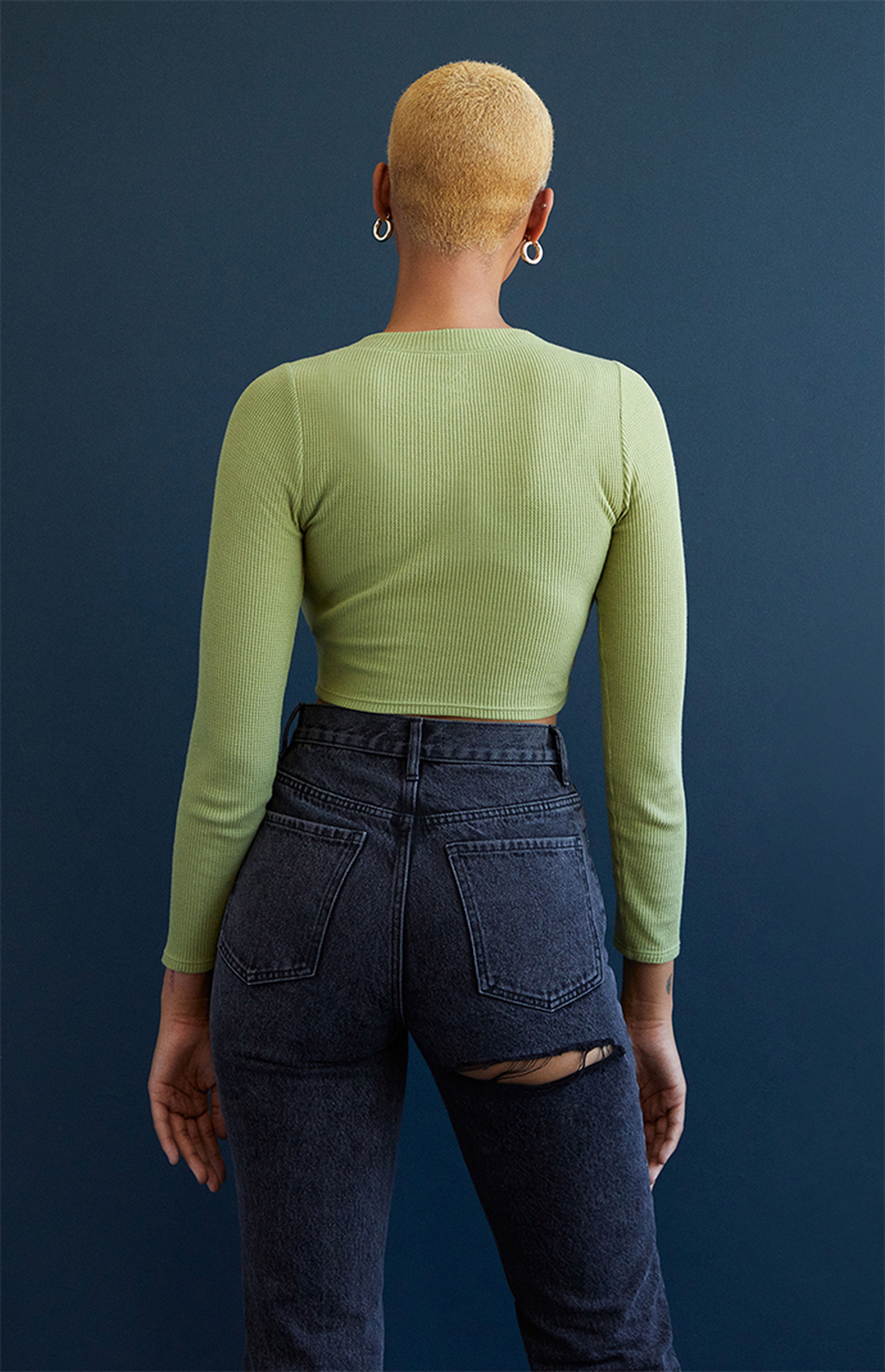 PS Basics by Pacsun Notch Long Sleeve Top | PacSun