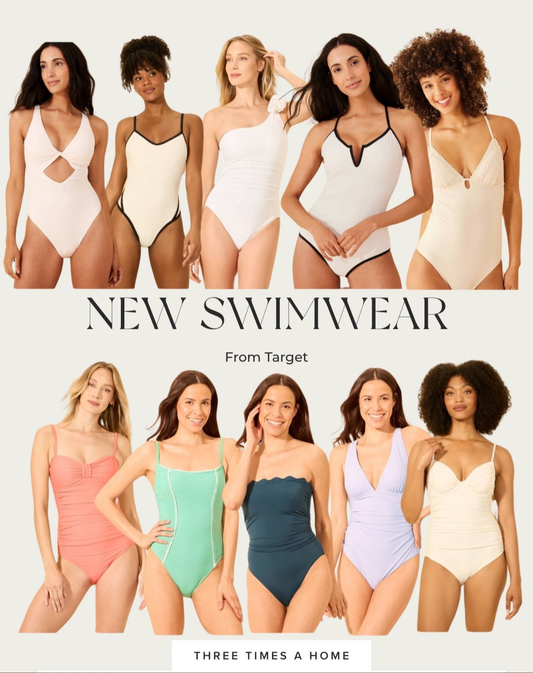 Target just released their new swimwear and I'm loving all these one-pieces!  

 #LTKMidsize #LTKSwim