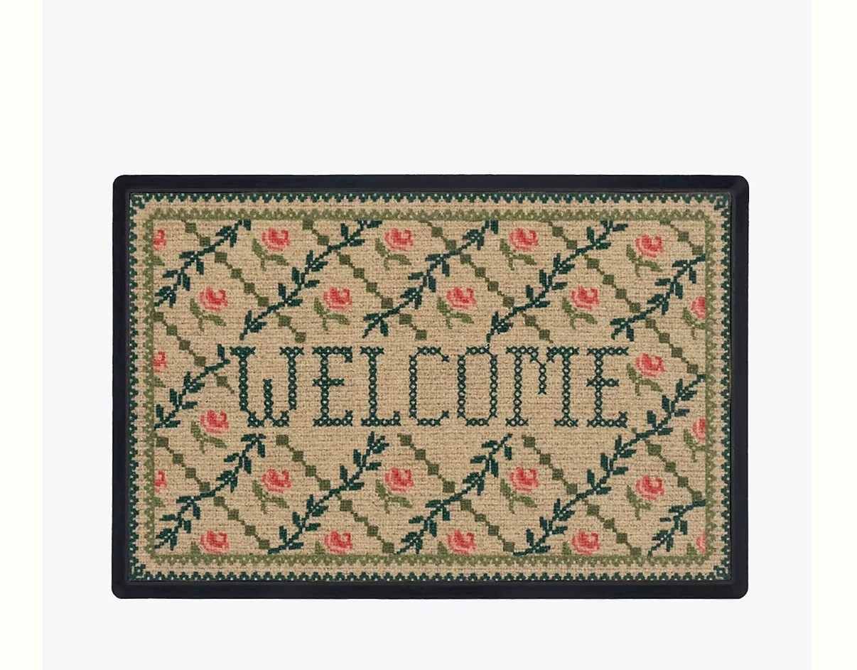 Had me at the cross stitch look with this WELCOME door mat!  It’s a splurge!  

#LTKHome #LTKSeasonal #LTKU