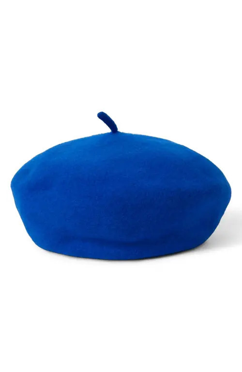 Brixton Audrey II Bouclé Beret in Cyber Blue at Nordstrom, Size X-Small | Nordstrom