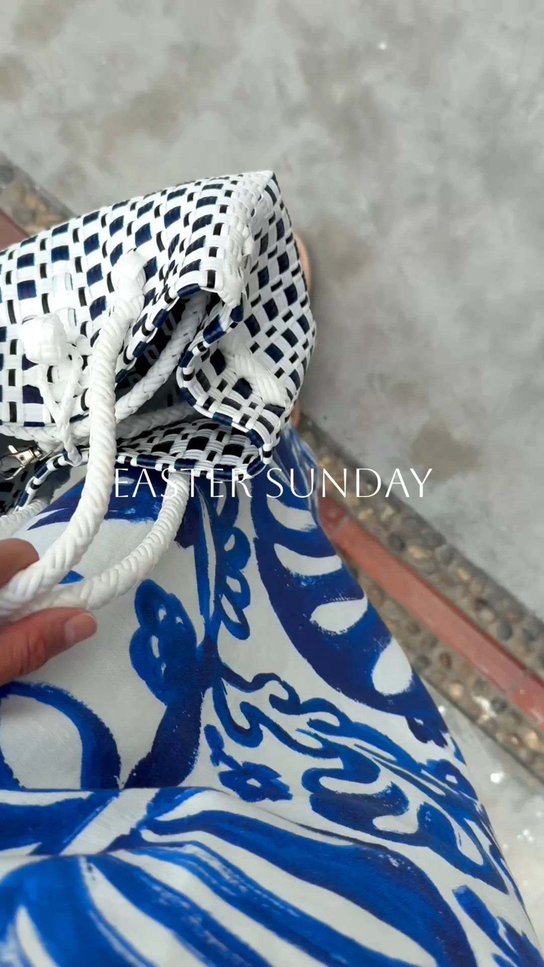 Easter Sunday fit: Alexis printed pencil skirt, Zara bodysuit, Tkees sandals 