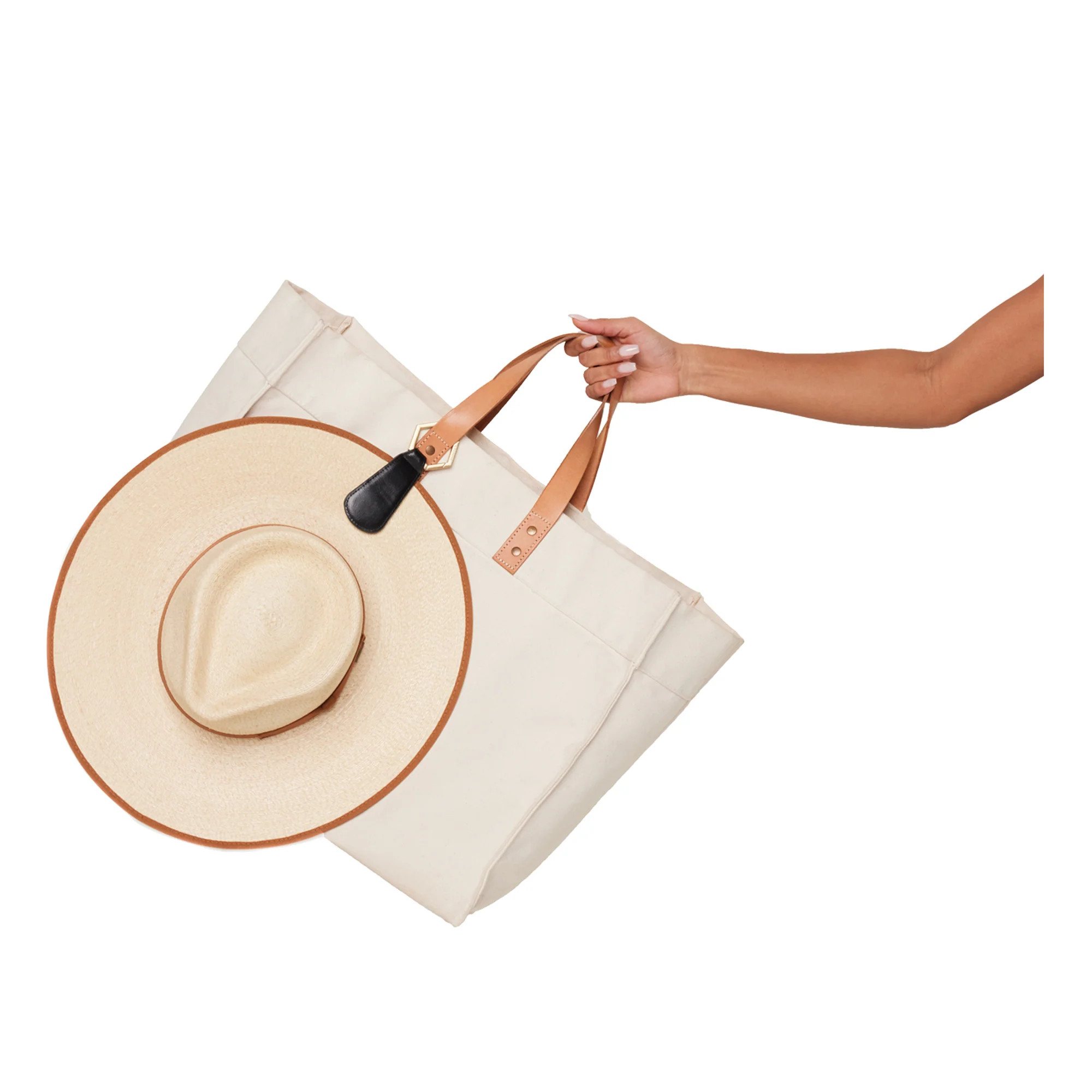 The Drop Faux Leather TOPTOTE Hat Clip | Lindsay Albanese