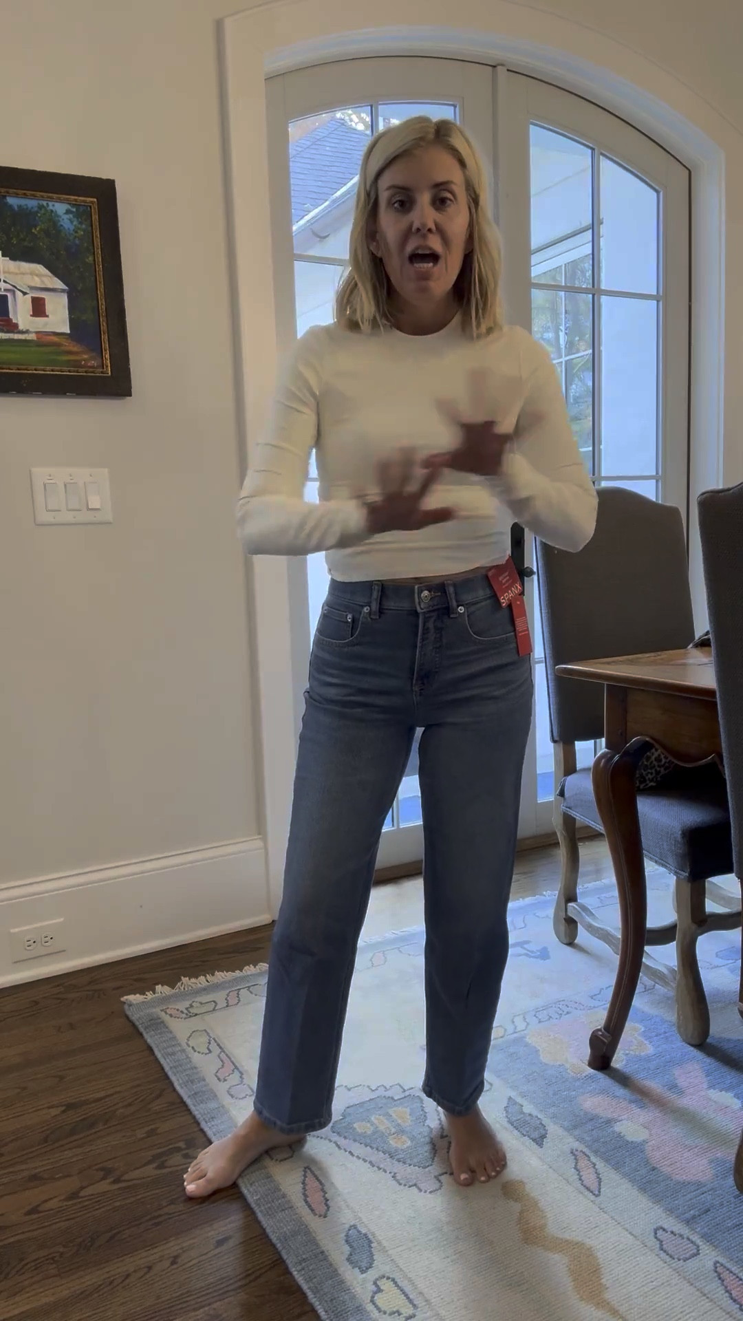 Spanx jeans are gooooood! Loving these. Wearing small in the top and jeans!

#LTKOver40 #LTKStyleTip #LTKdayinmylife