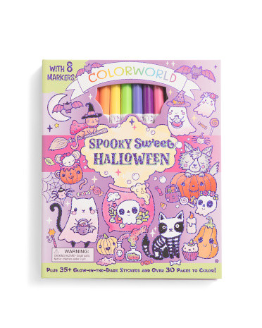 Colorworld Spooky Sweet Halloween Coloring Book | TJ Maxx