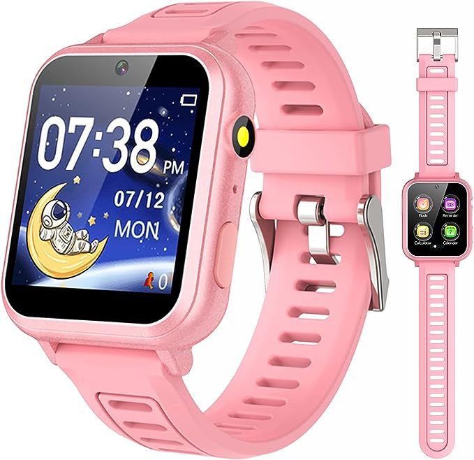Kids Game Smart Watch Gift for Girls Age 6-12, 24 Puzzle Games HD Touch Screen Kids Watches with ... | Amazon (US)