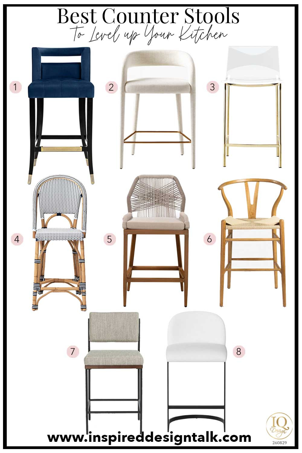8 of the best counter stools for kitchen islands to instantly update your space! From upholstered and acrylic styles to woven, wood, and bistro-inspired counter stools, there’s an option for every kitchen style and budget. 🤎 Save this roundup if you’re shopping for counter stools with backs, kitchen island seating, or modern counter stools. Which one would you choose? #CounterStools #KitchenIslandStools #KitchenDecor #KitchenIdeas #HomeDecorFinds 

 #LTKSeasonal #LTKOver40 #LTKHome
