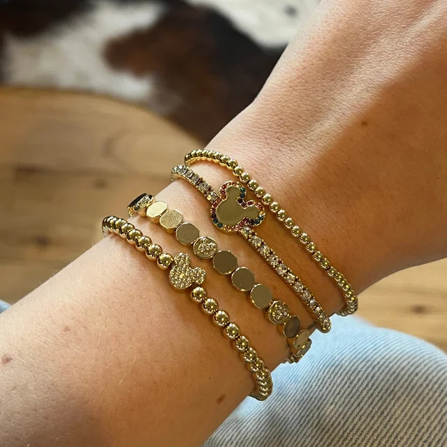 Mickey Mouse Disney Pavé Pisa Bracelet | BaubleBar (US)