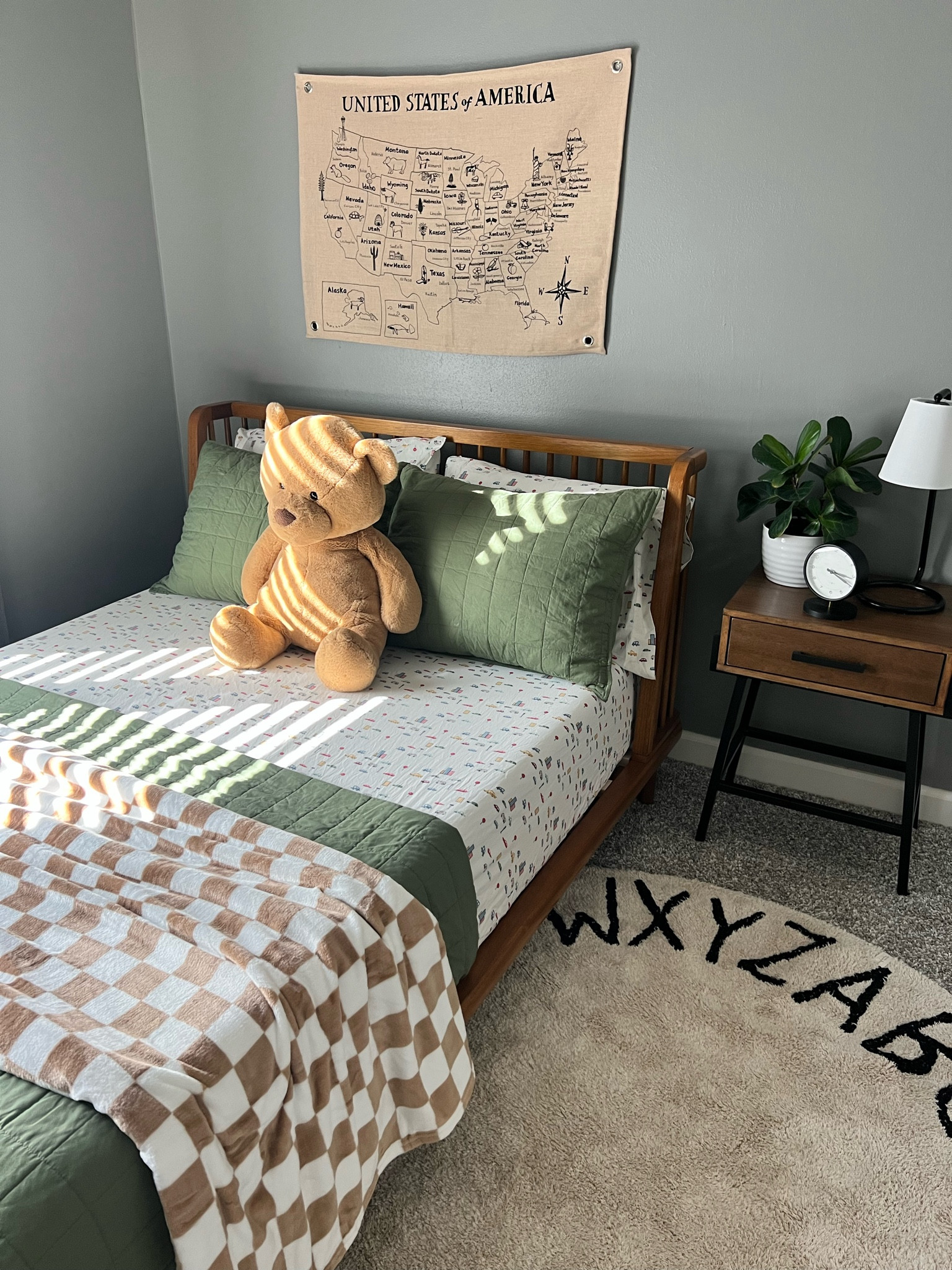 Toddler bedroom 🤎🧸 just added this super cute checkered blanket to bring a little more cozy and personality!

Toddler bedroom, big boy room, checkered blanket, Amazon checkered blanket, pottery barn kids bed, big boy bed, neutral boys room, neutral toddler room, pottery barn kids, Target bedding, boy bedding 

#LTKkids #LTKhome