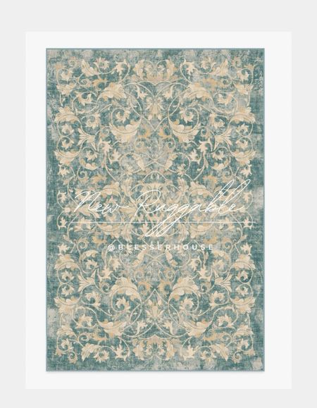 New Ruggable x Bridgeton collection! Regency era inspired by the enchanting world of Bridgerton.

Victorian style rug, vintage rug, traditional, decor




#LTKhome