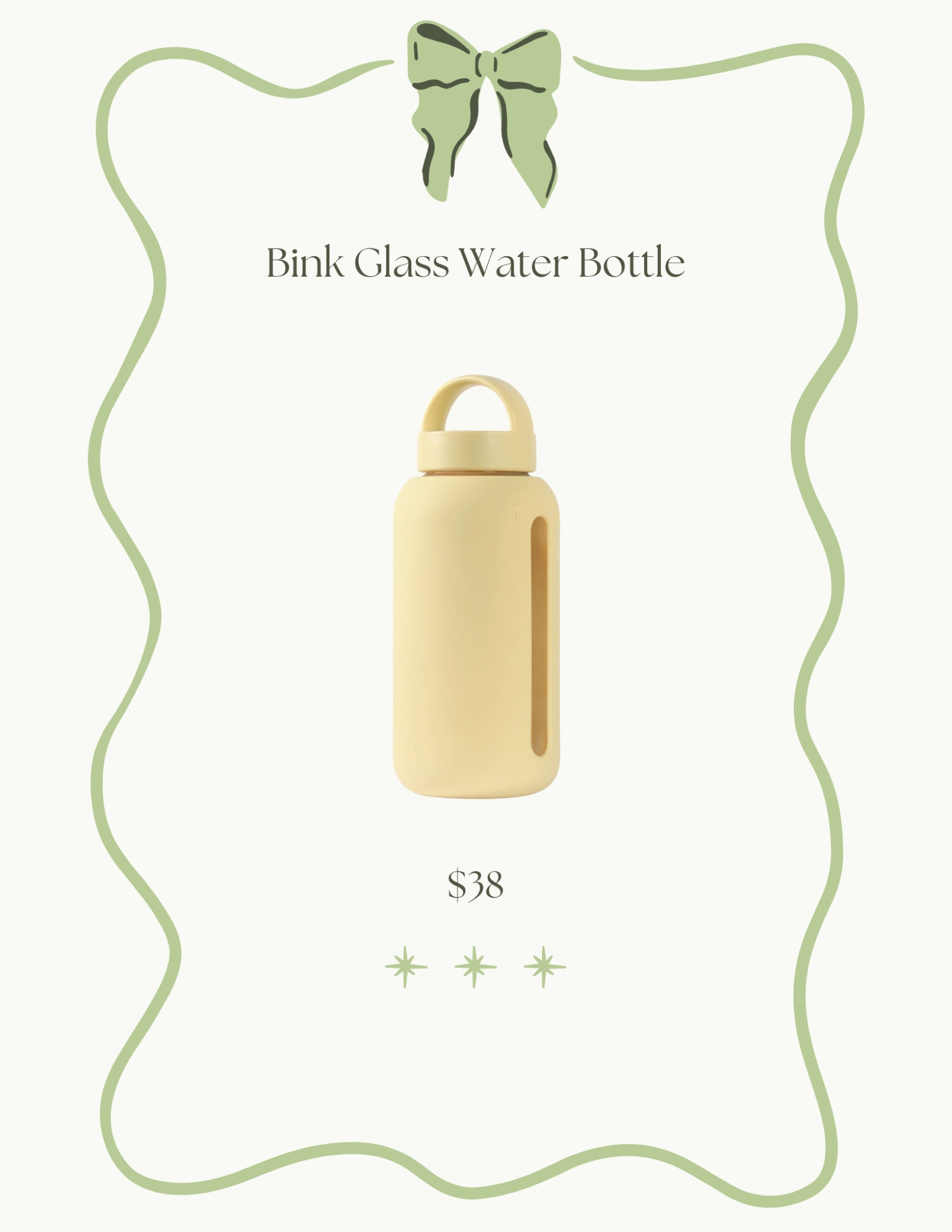 Glass water bottle!! 

#LTKFamily #LTKActive