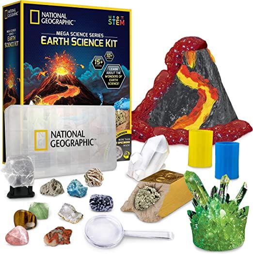 Amazon.com: NATIONAL GEOGRAPHIC Earth Science Kit - Over 15 Science Experiments & STEM Activities... | Amazon (US)