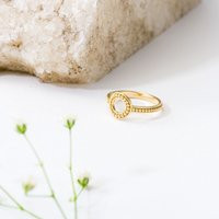 Round Gold Ring With Granulations | Etsy (US)