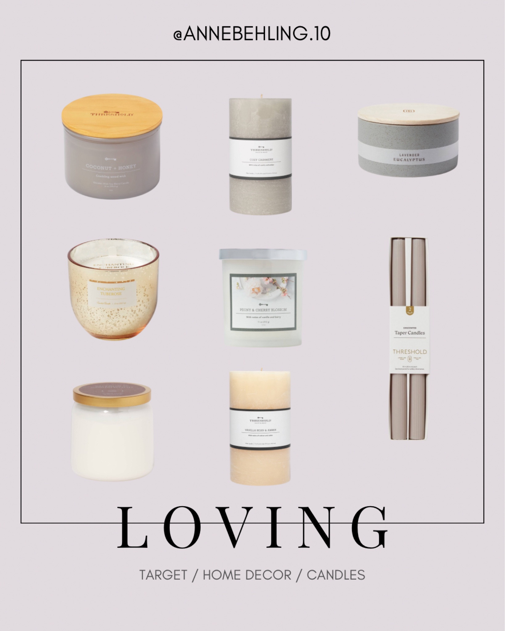 Candles I am loving for spring from target, target spring home decor finds 

#LTKhome #LTKfindsunder100