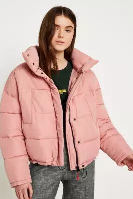 Light Before Dark Pink Pillow Puffer Jacket - Damen 40 | Urban Outfitters AT-DE