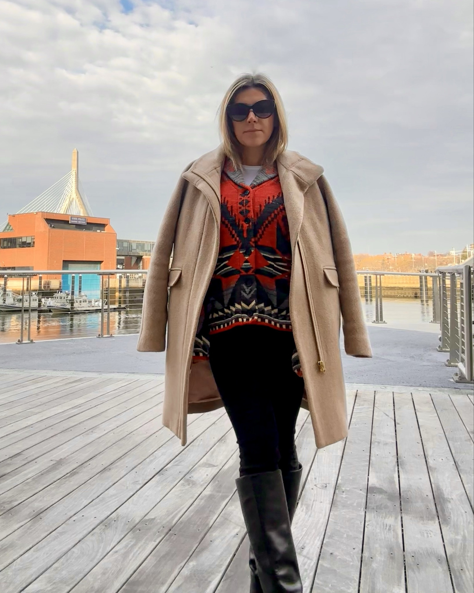 Holiday Outfit that is perfect for workwear. The jacket that is an absolute staple in my winter style. 
Favorite Amazon boots

#holidaysweater #holidayoutfit

#LTKFindsUnder50 #LTKootd #LTKHoliday