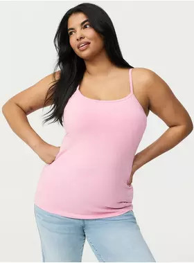 Foxy Scoop Neck Built-In Bra Cami | Torrid (US & Canada)