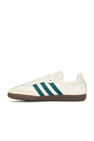 adidas Originals Samba OG in Cloud White, Legacy Teal & Wonder White from Revolve.com | Revolve Clothing (Global)